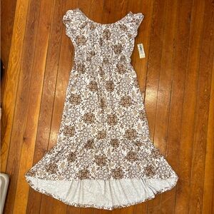 NWT Midi Dress size L Hi-Lo super soft fabric